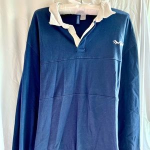 Oversized casual long sleeve collared shirt